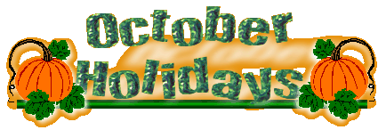 October Holidays